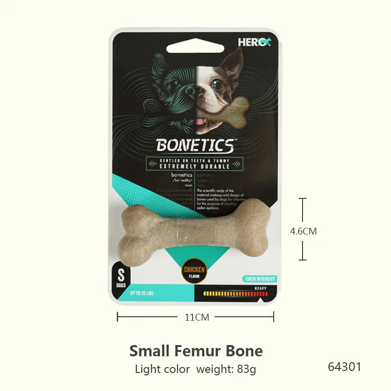 Jouets pour chiens Caitec, jouets à mâcher en os, durables, résistants aux morsures, idéaux pour le lancer et la chasser, adaptés aux chiens de petite à grande taille