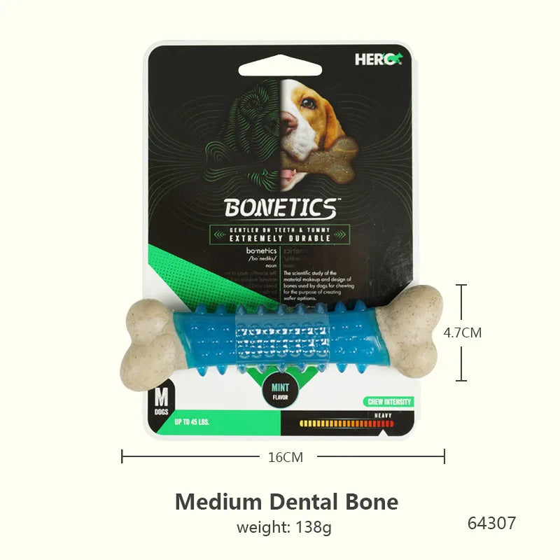 Jouets pour chiens Caitec, jouets à mâcher en os, durables, résistants aux morsures, idéaux pour le lancer et la chasser, adaptés aux chiens de petite à grande taille