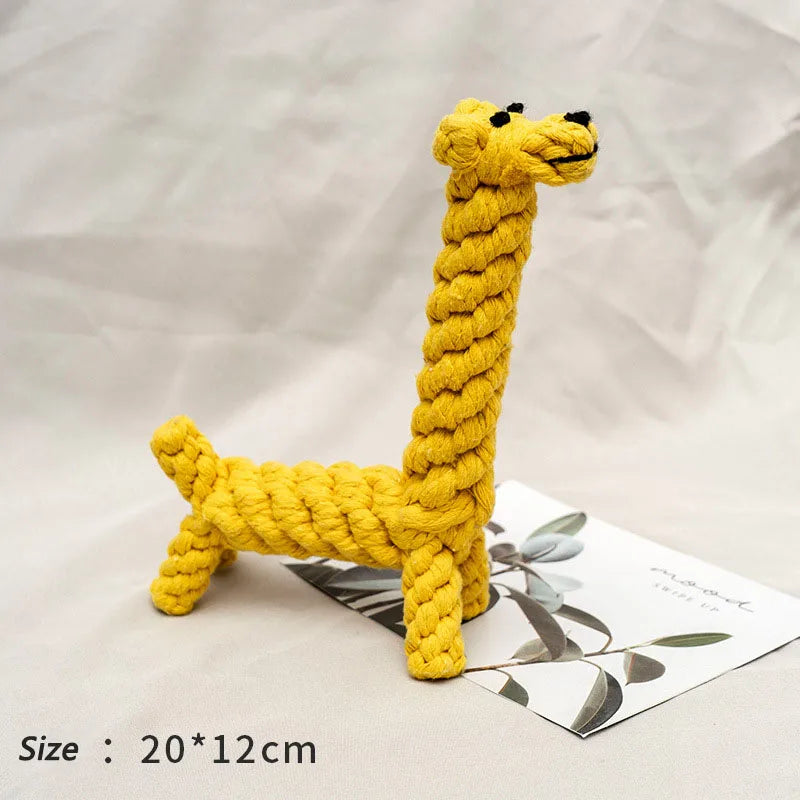 Jouet à Mâcher Résistant aux Morsures pour Chien, Petit Gabarit, Nettoyage des Dents, Chiot, Corde, Boule à Nœud, 1 Pièce