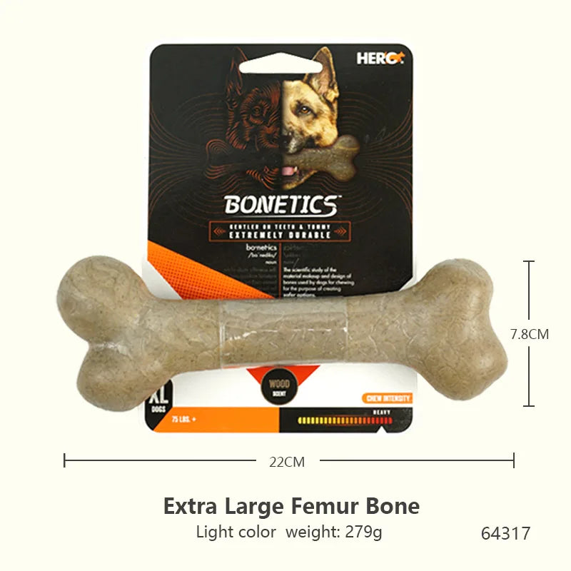 Jouets pour chiens Caitec, jouets à mâcher en os, durables, résistants aux morsures, idéaux pour le lancer et la chasser, adaptés aux chiens de petite à grande taille