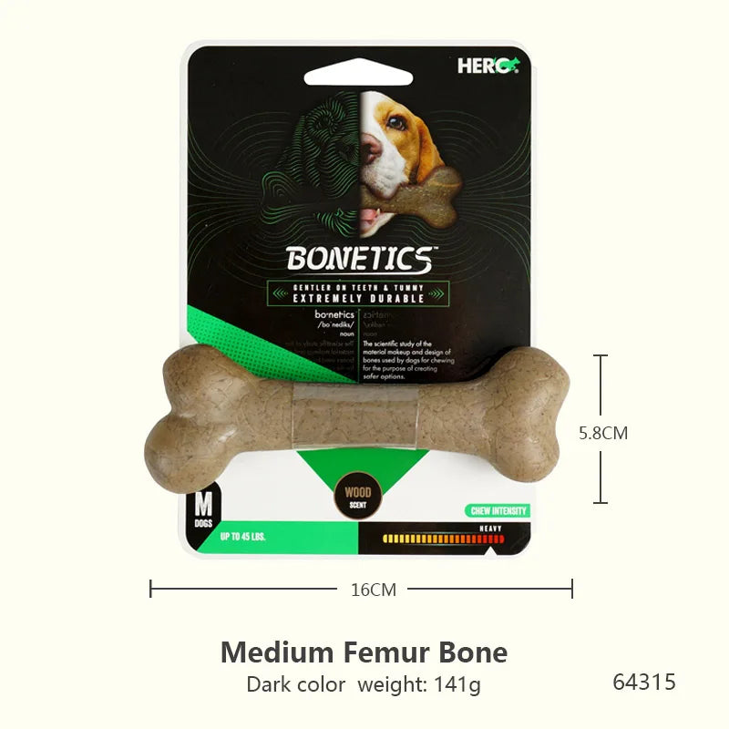 Jouets pour chiens Caitec, jouets à mâcher en os, durables, résistants aux morsures, idéaux pour le lancer et la chasser, adaptés aux chiens de petite à grande taille