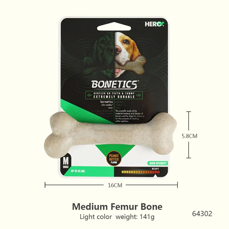 Jouets pour chiens Caitec, jouets à mâcher en os, durables, résistants aux morsures, idéaux pour le lancer et la chasser, adaptés aux chiens de petite à grande taille