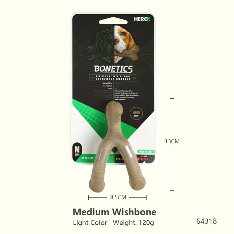 Jouets pour chiens Caitec, jouets à mâcher en os, durables, résistants aux morsures, idéaux pour le lancer et la chasser, adaptés aux chiens de petite à grande taille