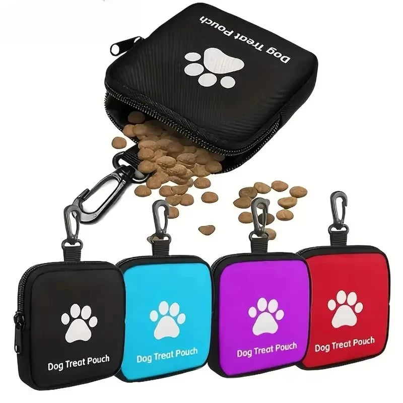 Sac à friandises portable pour chien, poche pour nourriture pour chien pour l'entraînement en extérieur, sacs de récompense multifonctionnels pour chien, accessoires pour animaux de compagnie