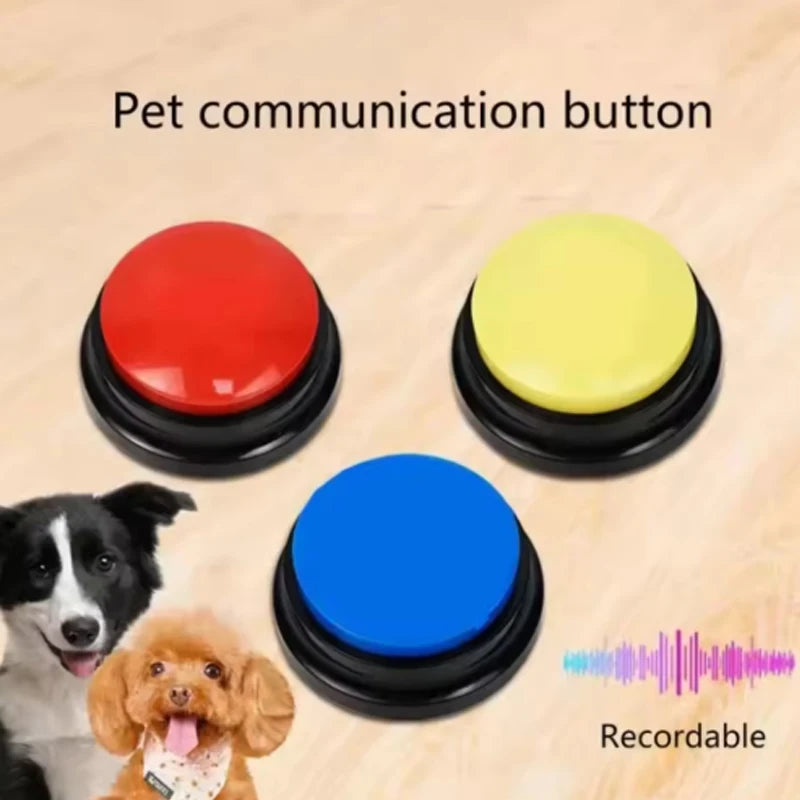 Jouets amusants pour chiens, jouets enregistrables pour animaux de compagnie, démarreur parlant, boutons parlants, fournitures portables et mignonnes pour animaux de compagnie