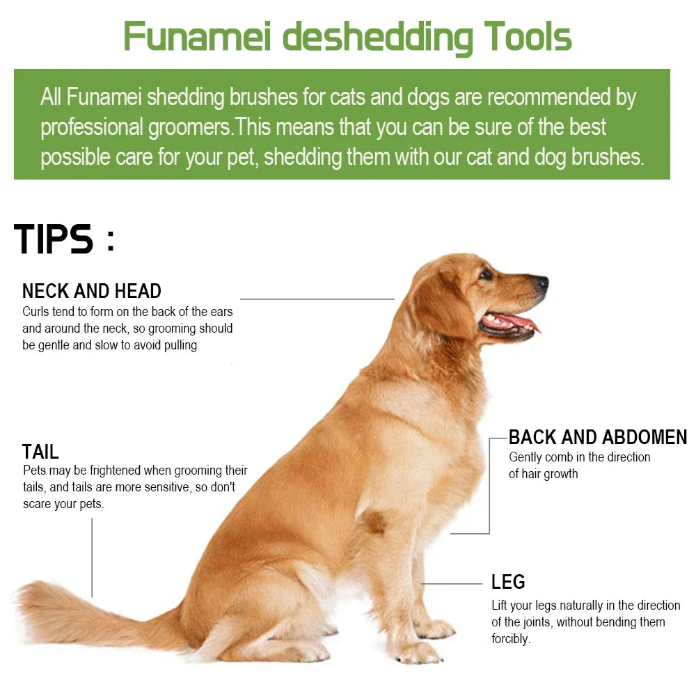 Brosse pour animaux de compagnie pour chiens chats chien peigne brosse d'épilation pour animaux de compagnie chat toilettage peigne chien épilateur chien accessoires chien peignes de Massage