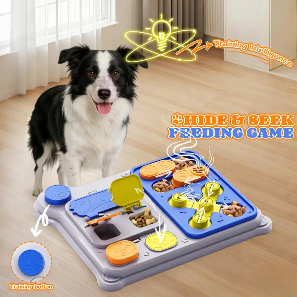 Jouet de puzzle pour chien et distributeur de friandises - Jouet de distribution de friandises pour l'entraînement du QI, Nouveauté, Idéal pour les chiens de petite/moyenne taille