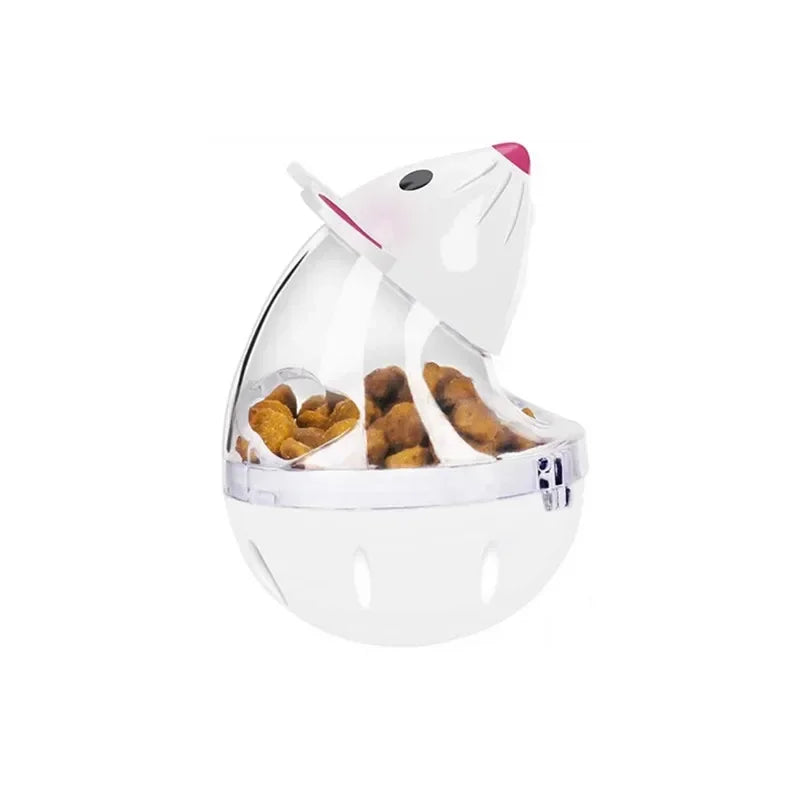 Jouet interactif pour chat, chiens, souris, gobelet de nourriture, jouets pour chaton, mangeoire pour chiot, fuite, distributeur de nourriture, Puzzle, jouet boule de friandise lente