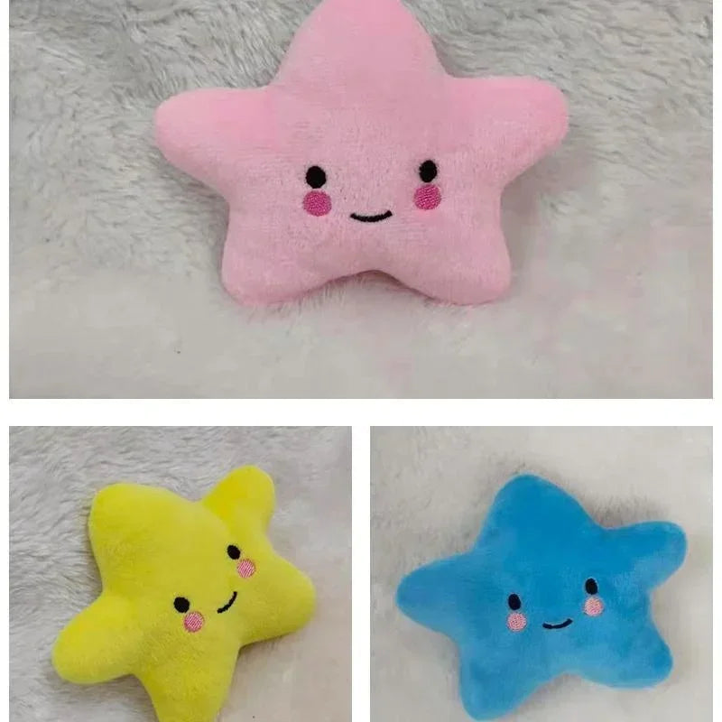 Jouets pour animaux de compagnie en peluche, pentagramme sonore, à mâcher, amusant, mignon, chiot, chiens, chats, jouets grinçants, fournitures pour animaux de compagnie, accessoires