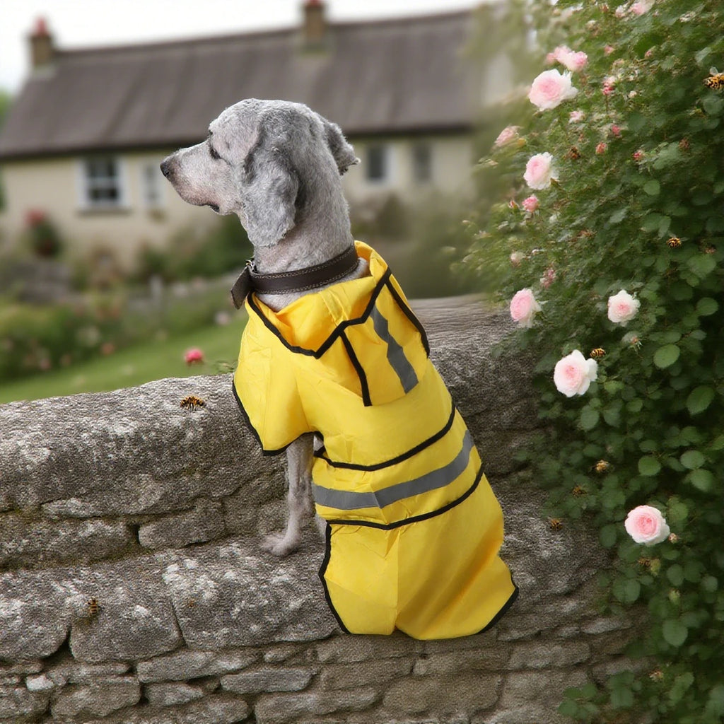 Imperméable pour chien, 1 pièce, pour une saison des pluies, plusieurs couleurs et tailles disponibles, comprend une conception de capuche