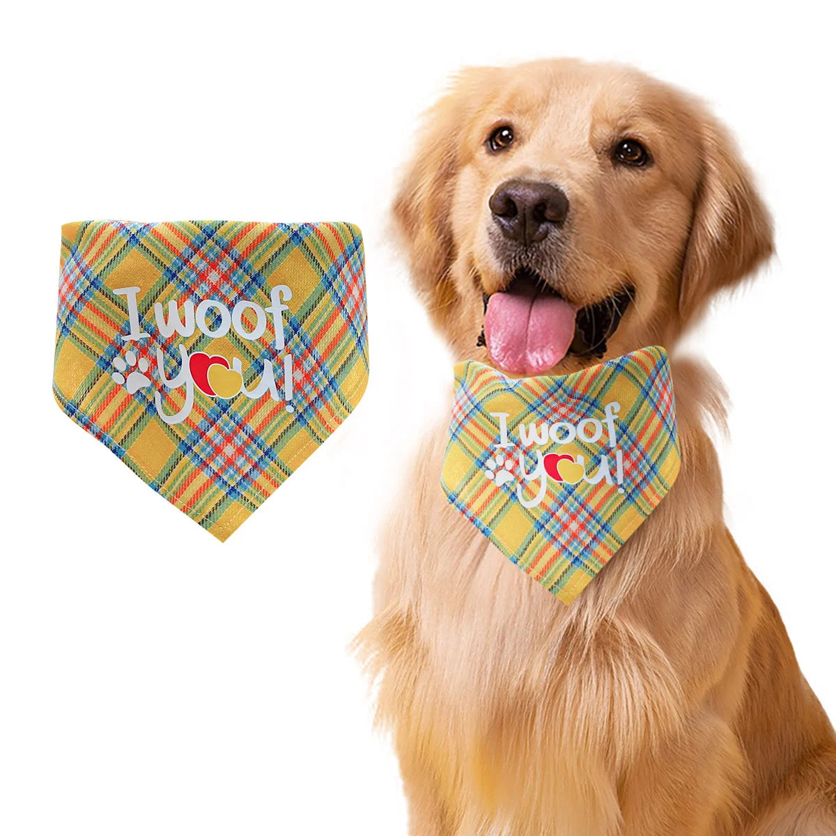 Animal de compagnie Bandana Festival Costume chiens fête cou écharpe collier vacances habiller Double couche chien glands Bandanas