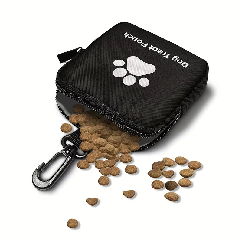Sac à friandises portable pour chien, poche pour nourriture pour chien pour l'entraînement en extérieur, sacs de récompense multifonctionnels pour chien, accessoires pour animaux de compagnie