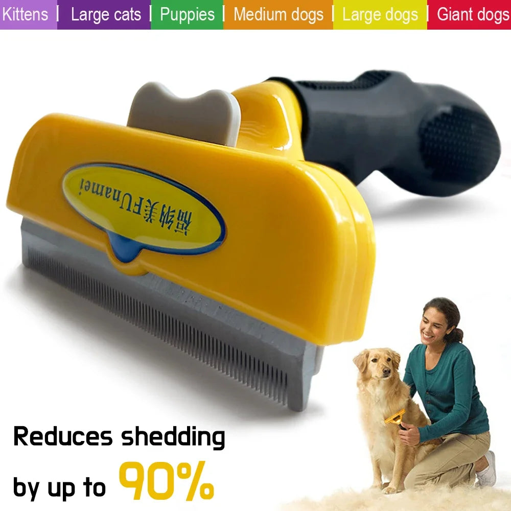 Brosse pour animaux de compagnie pour chiens chats chien peigne brosse d'épilation pour animaux de compagnie chat toilettage peigne chien épilateur chien accessoires chien peignes de Massage