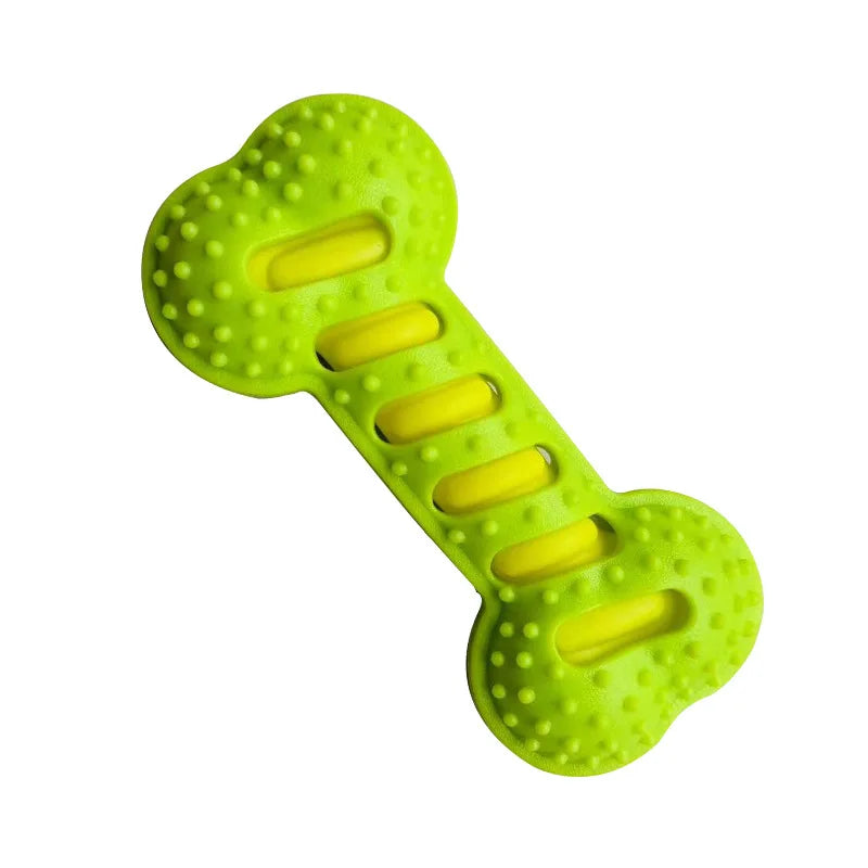 Jouet à mâcher pour chien, os grinçants, résistant aux morsures, jouet d'entraînement pour chiot, nettoyage des dents, Massage interactif, brosse à dents, jouet pour chien