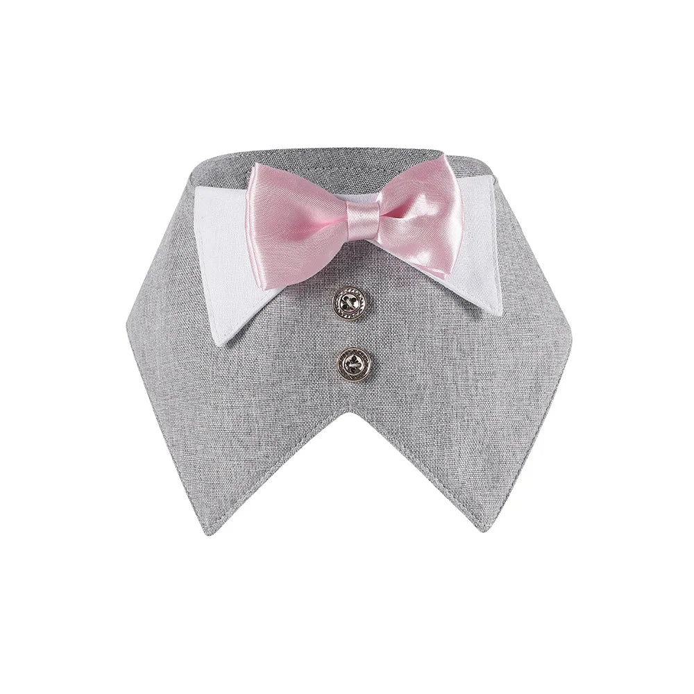 Bandana de costume de smoking pour chien Sucado, collier nœud papillon pour chien pour mariage et anniversaire, collier bandana de smoking pour animaux de compagnie de petite, moyenne et grande taille