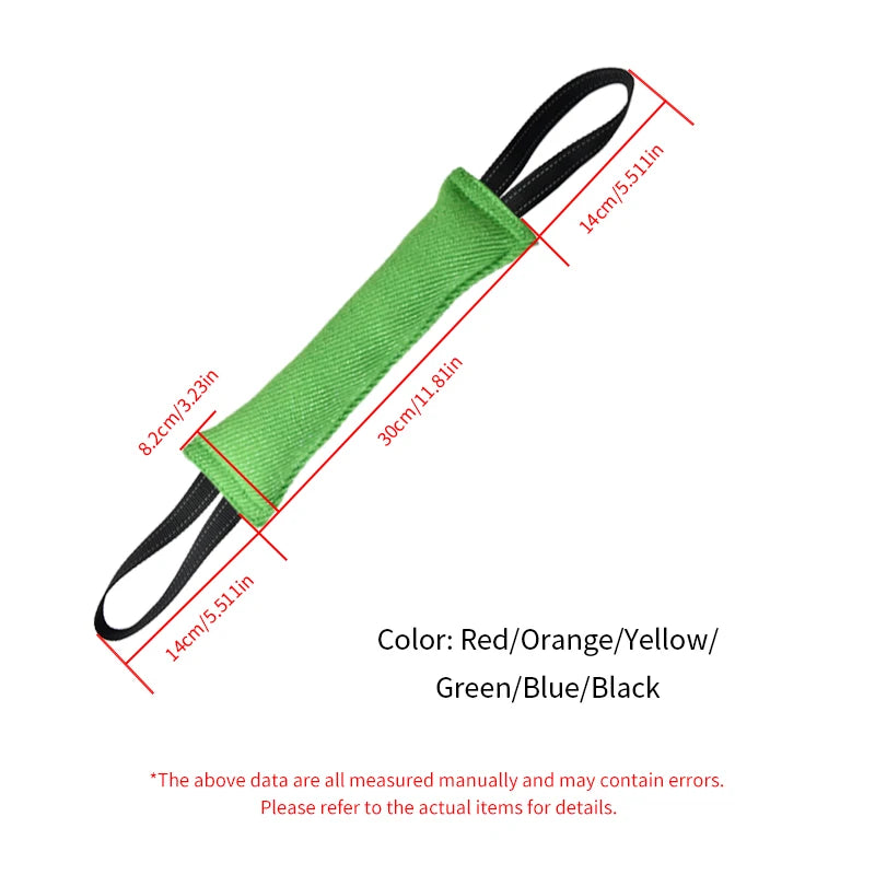 Jouet de remorqueur pour chien, oreiller de morsure en Jute, équipement d'entraînement Durable, jouets d'entraînement interactifs pour grands et petits chiens