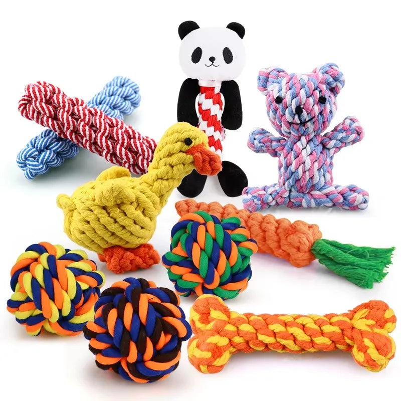 Jouets à mâcher pour chiens et chatons, 1 pièce, livres de meulage des dents, chiot, UL, nœud, balle, accessoires de jeu pour animaux, produits pour animaux de compagnie, nouveau