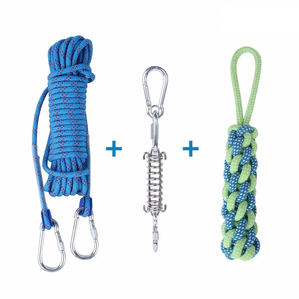 Jouet de dentition en ULde coton pour chien, jouet de poteau à ressort, ULd'exercice TDPfrontal, degré de morsure, 5m