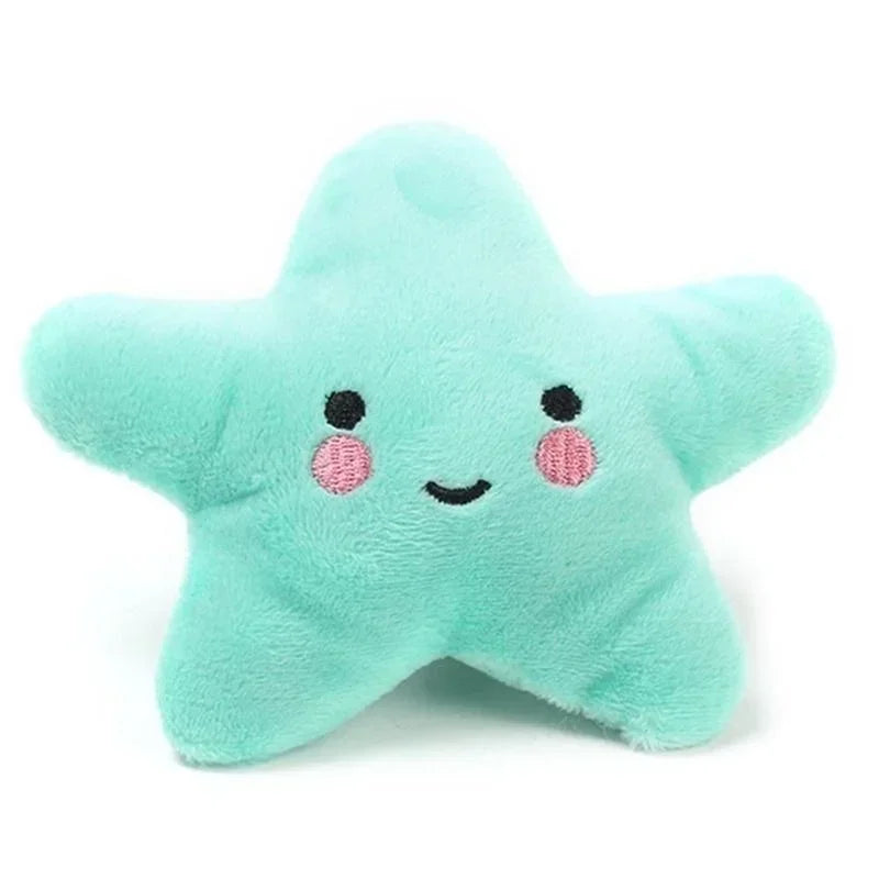 Jouets pour animaux de compagnie en peluche, pentagramme sonore, à mâcher, amusant, mignon, chiot, chiens, chats, jouets grinçants, fournitures pour animaux de compagnie, accessoires