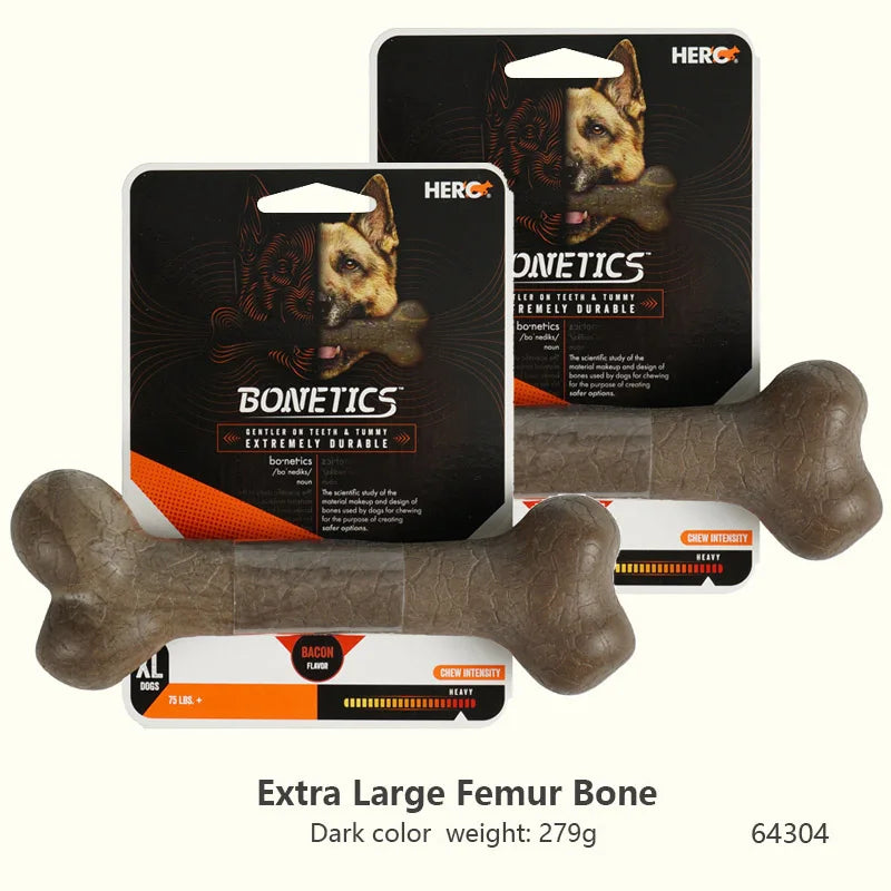 Jouets pour chiens Caitec, jouets à mâcher en os, durables, résistants aux morsures, idéaux pour le lancer et la chasser, adaptés aux chiens de petite à grande taille