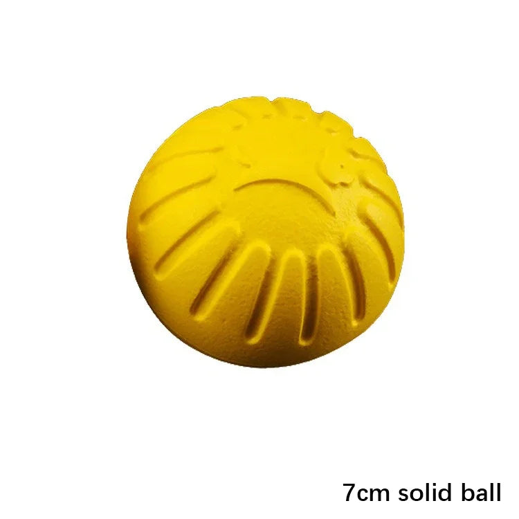 Boule d'Entraînement pour Chien, Jouet Interactif pour Animal de Compagnie, Anneau Côtelé, Degré de Morsure, Broyage des Dents, Corde à Enfiler, Balle Flottante