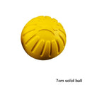 Boule d'Entraînement pour Chien, Jouet Interactif pour Animal de Compagnie, Anneau Côtelé, Degré de Morsure, Broyage des Dents, Corde à Enfiler, Balle Flottante