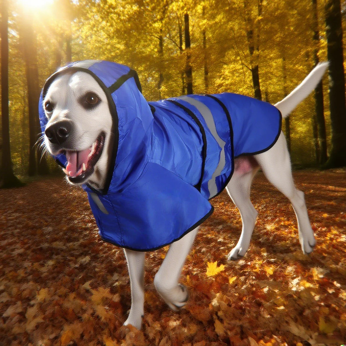 Imperméable pour chien, 1 pièce, pour une saison des pluies, plusieurs couleurs et tailles disponibles, comprend une conception de capuche