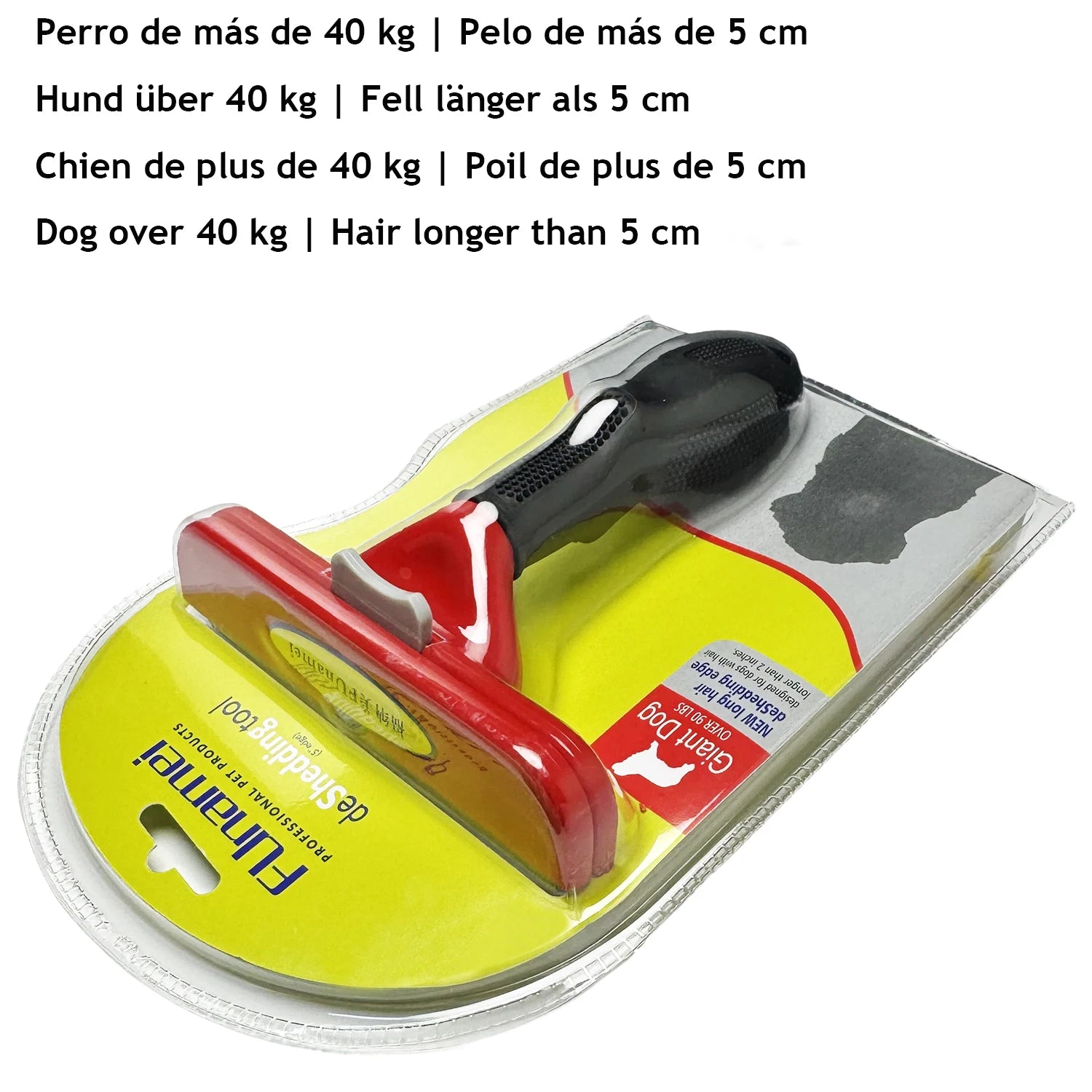 Brosse démêlante double-face pour chien