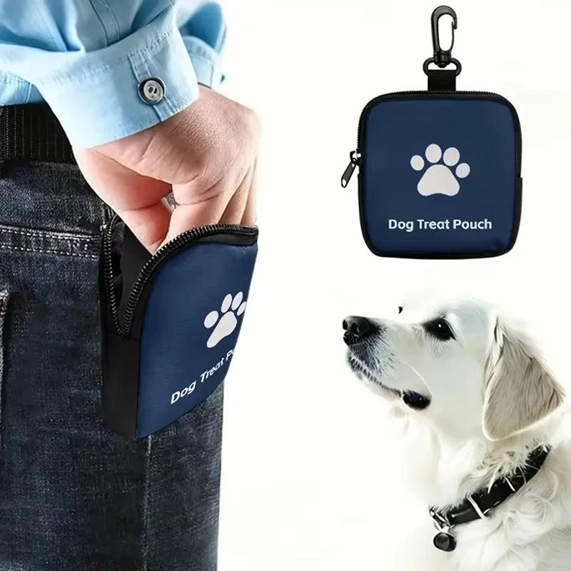 Sac à friandises portable pour chien, poche pour nourriture pour chien pour l'entraînement en extérieur, sacs de récompense multifonctionnels pour chien, accessoires pour animaux de compagnie