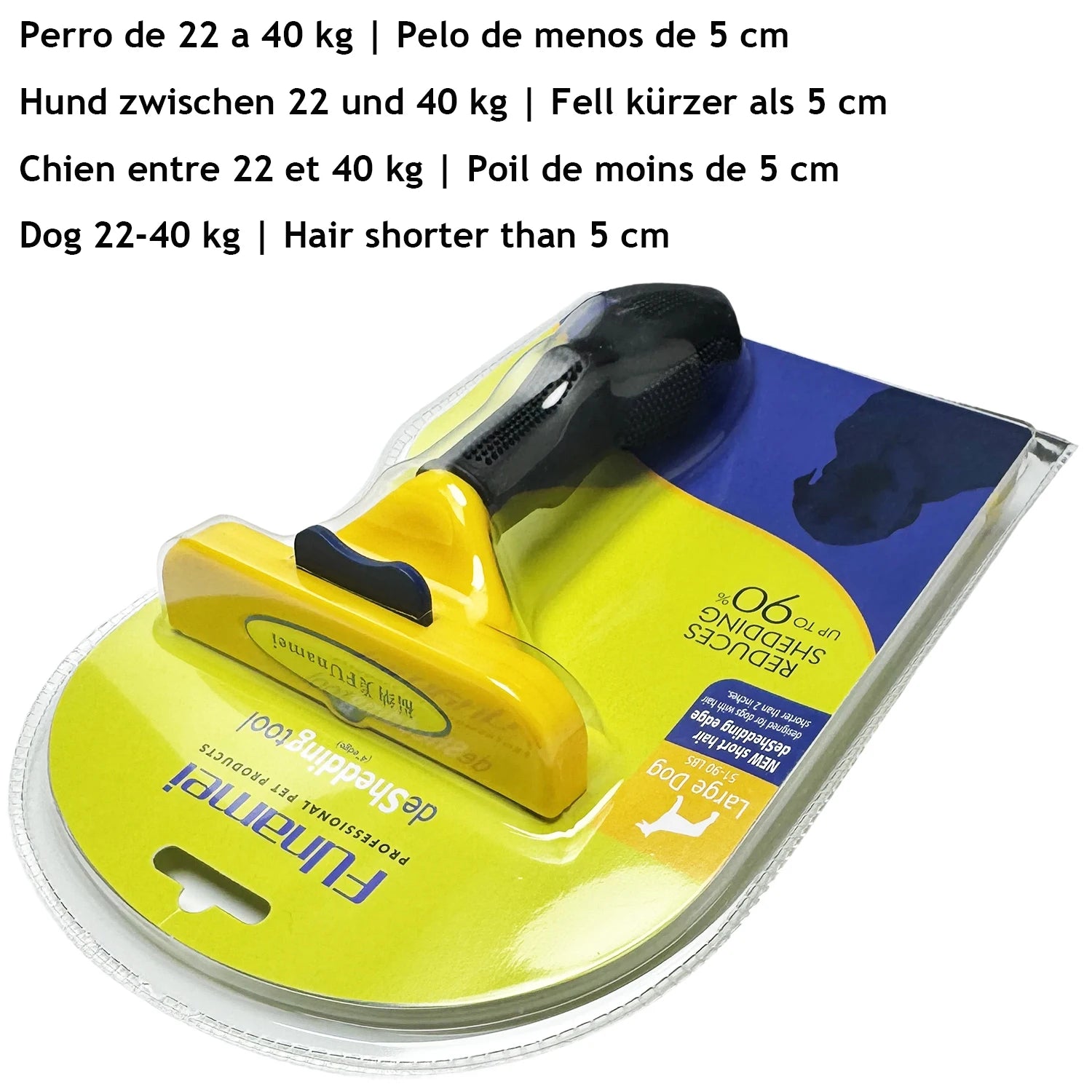 Brosse démêlante double-face pour chien