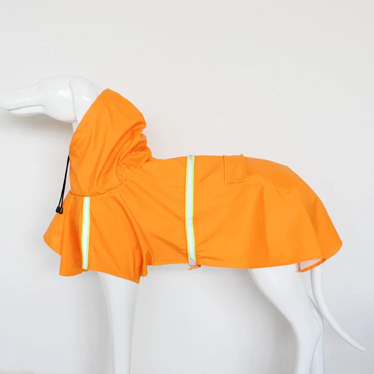 Grand chien imperméable Corgi manteau Style chiot imperméable chien vêtements réfléchissant animal de compagnie coupe-vent imperméable à capuche imperméable pour chien
