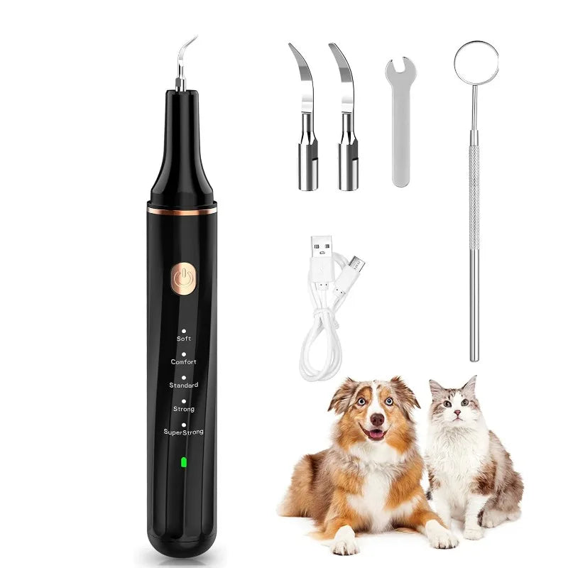 Brosse à dents électrique Portable ultrasonique pour chien, élimination professionnelle du calcul de la Plaque, blanchiment des dents pour les soins dentaires des animaux de compagnie