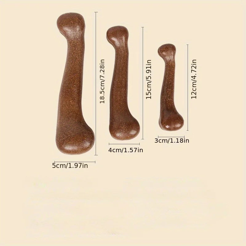Jouet à mâcher durable aromatisé au bœuf pour chien, jouet interactif en forme d'os pour chien, jouet d'entraînement propre des dents, fournitures pour animaux de compagnie