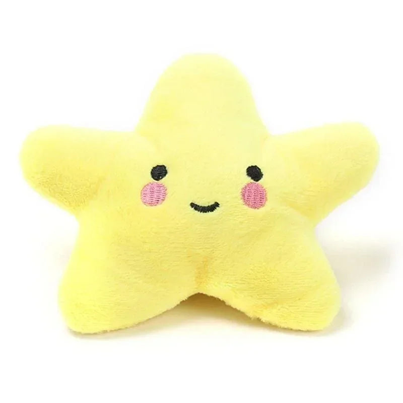 Jouets pour animaux de compagnie en peluche, pentagramme sonore, à mâcher, amusant, mignon, chiot, chiens, chats, jouets grinçants, fournitures pour animaux de compagnie, accessoires