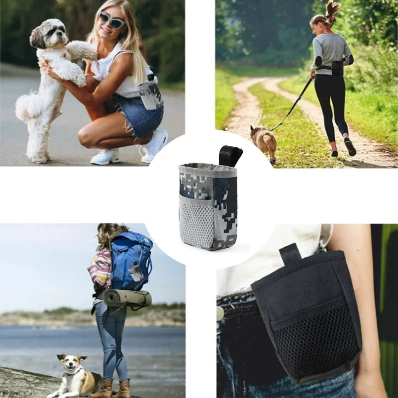 Sac de taille Portable pour chien, entraînement, collation, appât, pochette de récompense pour chiot, support d'obéissance pour utilisation en extérieur, sangle réglable