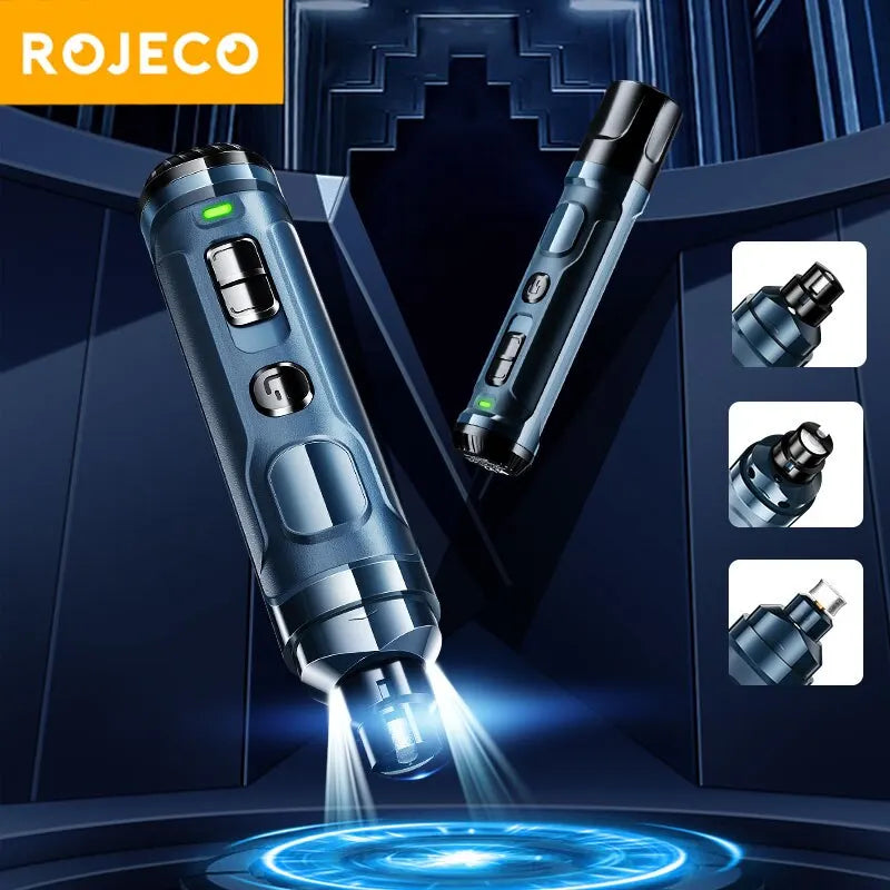 ROJECO N30 coupe-ongles électrique pour chien broyeur à ongles Rechargeable professionnel tondeuse pour animaux de compagnie pour chat griffes coupe toilettage