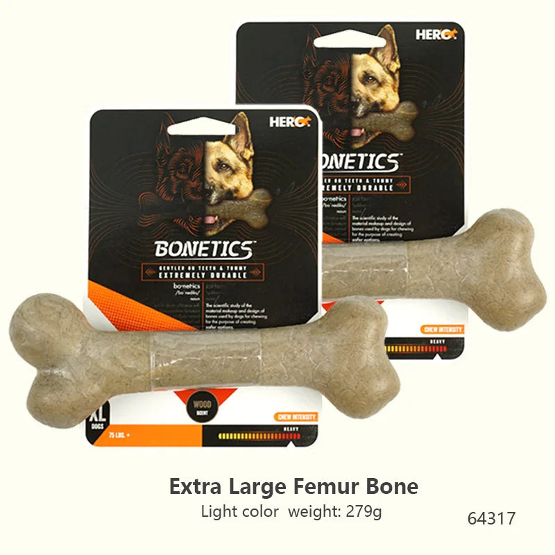 Jouets pour chiens Caitec, jouets à mâcher en os, durables, résistants aux morsures, idéaux pour le lancer et la chasser, adaptés aux chiens de petite à grande taille