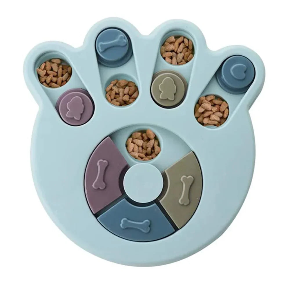 Jouets Puzzle pour chiens, mangeoire lente interactive, augmentation du qi, distributeur de nourriture antidérapant, bol à manger lente, jeux de nourriture pour chiens et chats