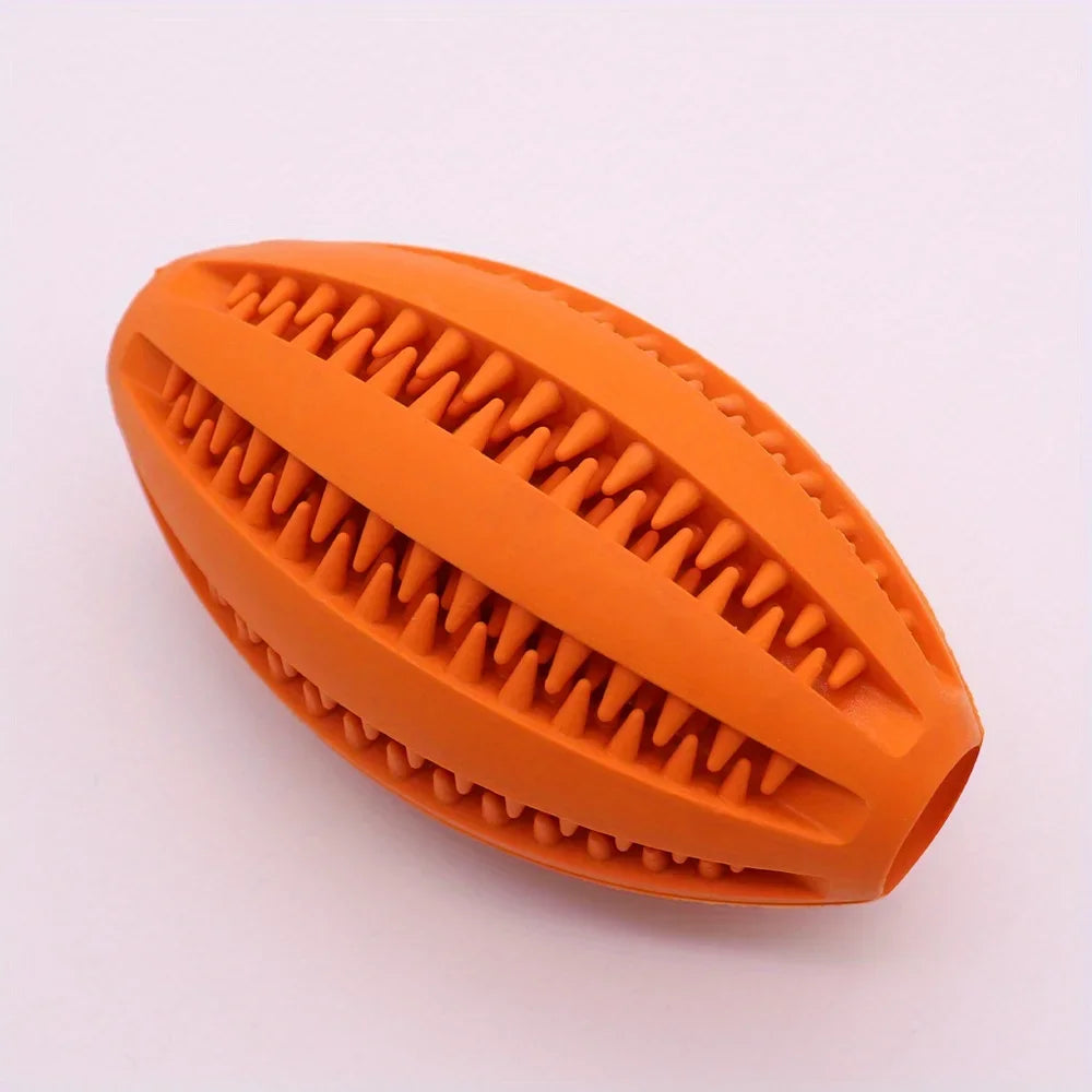 Balle à mâcher interactive en caoutchouc pour petits chiens, jouet élastique pour chiot, livres de dents, boule de nourriture, accessoires pour animaux de compagnie, 1 pièce