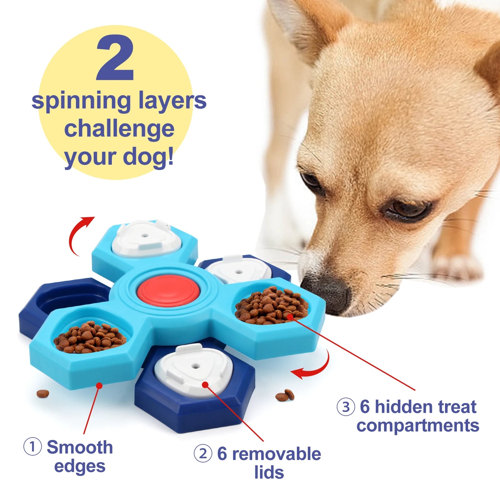 Puzzle enrichissement mental QI pour chien