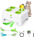 Jouet pop-up automatique à plumes pour chat