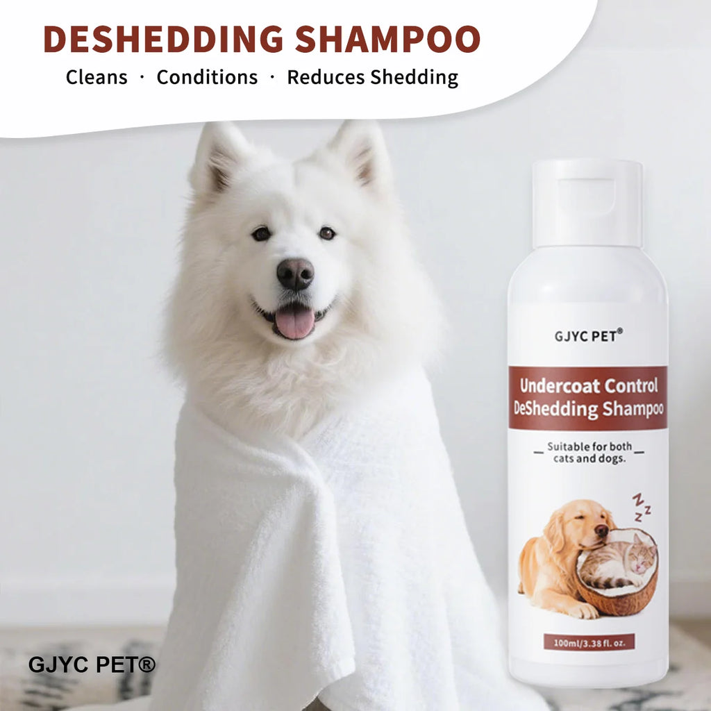 Shampoo anti-chute pour chiens et chats - Huile de noix de coco et d'argan, kératine, renforce le pelage, réduit la chute, panthénol hydrate, tout est sûr