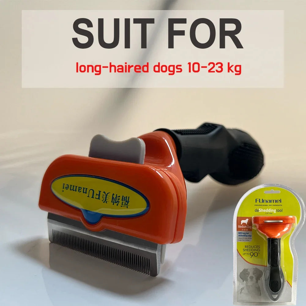 Brosse pour animaux de compagnie pour chiens chats chien peigne brosse d'épilation pour animaux de compagnie chat toilettage peigne chien épilateur chien accessoires chien peignes de Massage