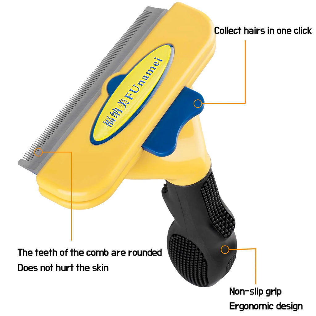 Brosse démêlante double-face pour chien