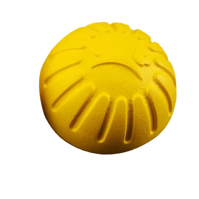 Boule d'Entraînement pour Chien, Jouet Interactif pour Animal de Compagnie, Anneau Côtelé, Degré de Morsure, Broyage des Dents, Corde à Enfiler, Balle Flottante