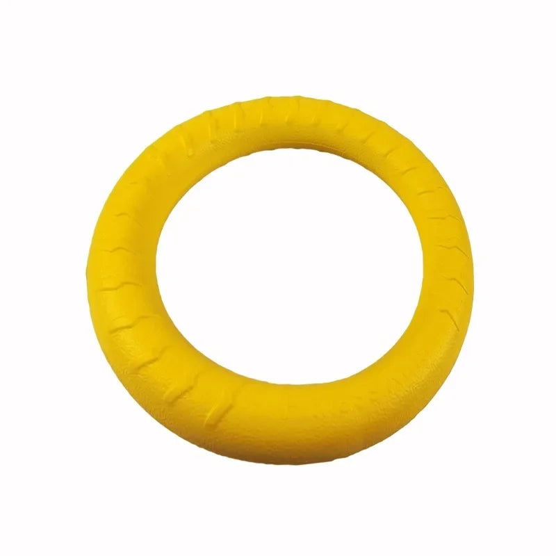 Boule d'Entraînement pour Chien, Jouet Interactif pour Animal de Compagnie, Anneau Côtelé, Degré de Morsure, Broyage des Dents, Corde à Enfiler, Balle Flottante