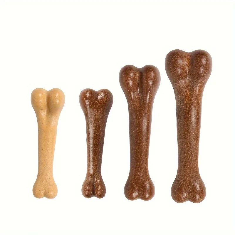 Jouet à mâcher durable aromatisé au bœuf pour chien, jouet interactif en forme d'os pour chien, jouet d'entraînement propre des dents, fournitures pour animaux de compagnie