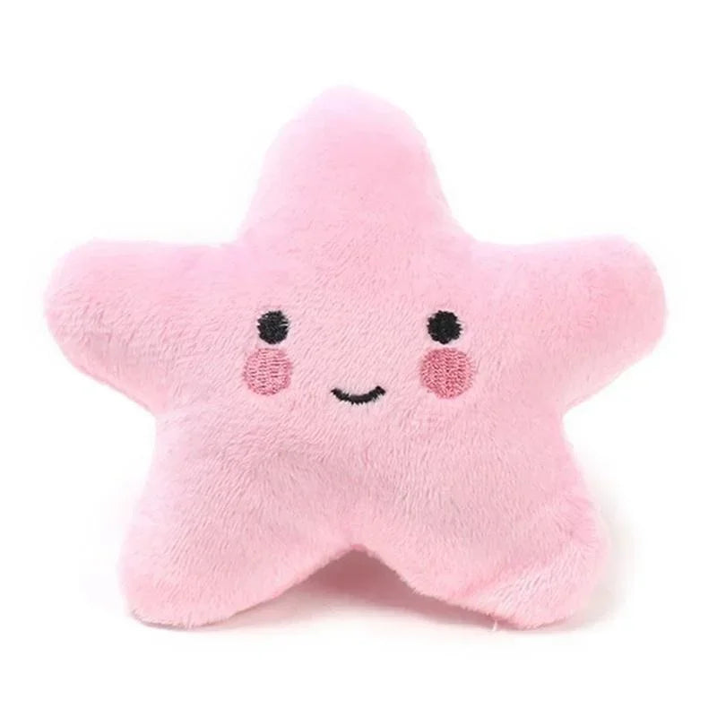 Jouets pour animaux de compagnie en peluche, pentagramme sonore, à mâcher, amusant, mignon, chiot, chiens, chats, jouets grinçants, fournitures pour animaux de compagnie, accessoires