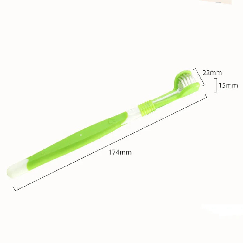 Brosse 3 faces anti-tartre chien & chat