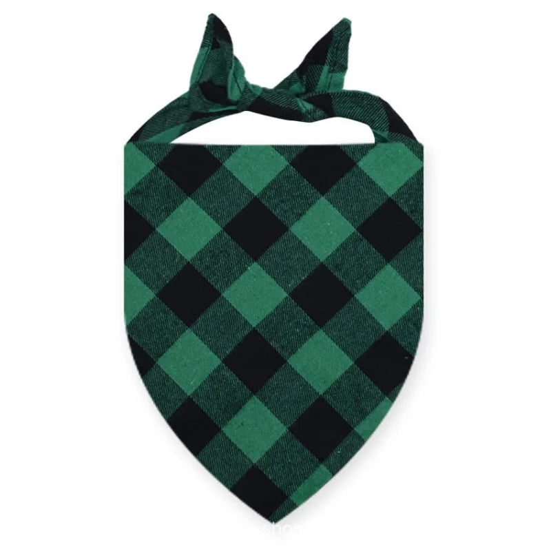 Bandana coton carreaux lavable chien & chat